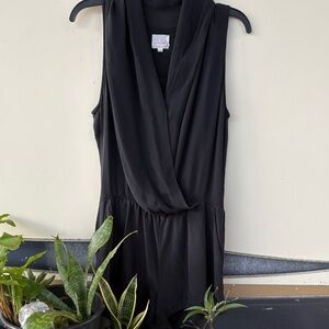 Parker Gray Draped Romper